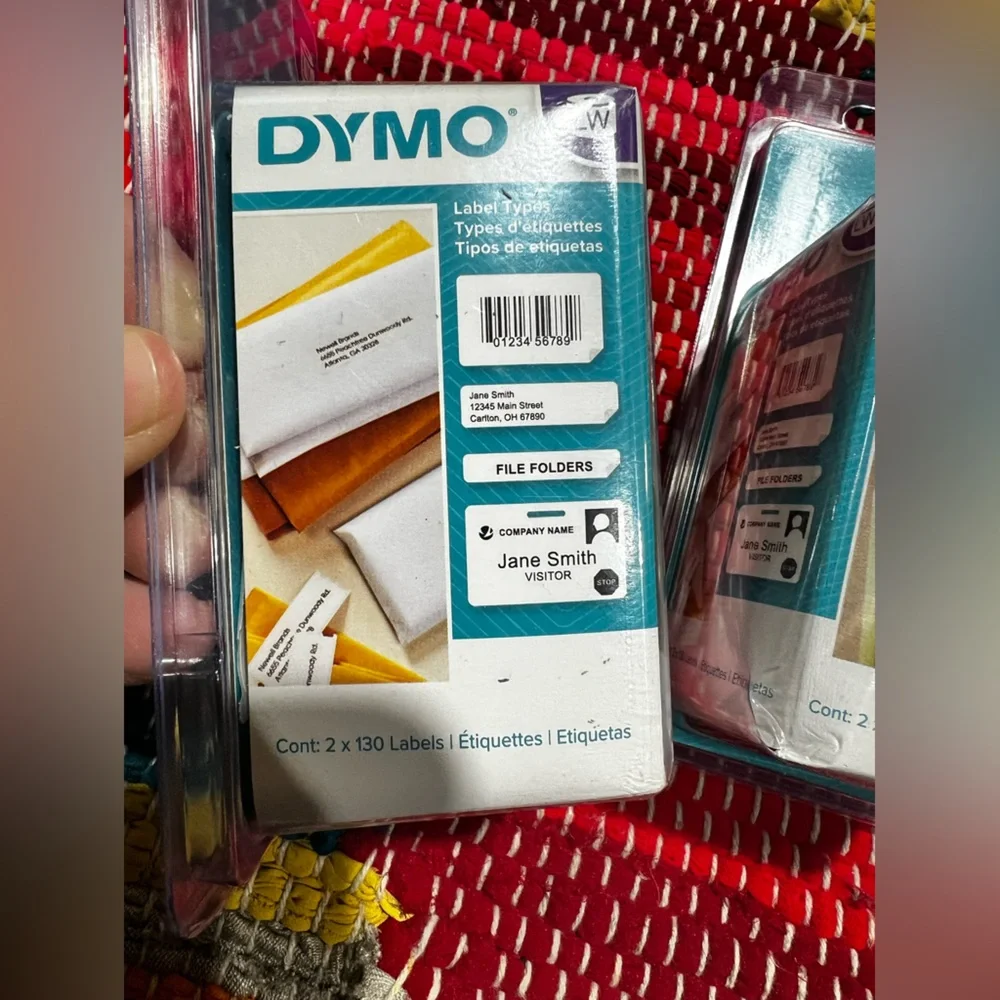 DYMO White File Folder Labels 9/16